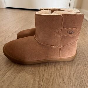 UGG Kids Classic Boots Brown Suede Shearling Lined Size 12